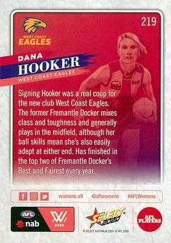 2020 Select Footy Stars #219 Dana Hooker Back